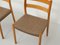 Model 84 Dining Chairs in Oak by Niels Møller, 1960s, Set of 4 5