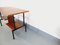 Moderner Vintage Couchtisch mit 3 Tabletts aus Teak & Schwarzem Metall, 1960er 9