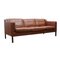 Mid-Century Danish Buffalo Leather Sofa 2