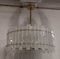Lámpara de araña de Murano redonda de latón y vidrio, años 2000, Imagen 8