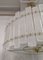 Lámpara de araña de Murano redonda de latón y vidrio, años 2000, Imagen 6