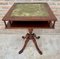 19th Century Regency Wood Game Table with Green Leather Top, 1890s, Image 3