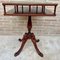 19th Century Regency Wood Game Table with Green Leather Top, 1890s 10