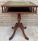 19th Century Regency Wood Game Table with Green Leather Top, 1890s 11