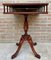 19th Century Regency Wood Game Table with Green Leather Top, 1890s 12