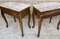 20th Century French Nightstands with One Drawer, Marble Top and Cabriole Legs, 1900s, Set of 2 12