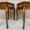 20th Century French Nightstands with One Drawer, Marble Top and Cabriole Legs, 1900s, Set of 2 4