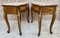 20th Century French Nightstands with One Drawer, Marble Top and Cabriole Legs, 1900s, Set of 2 3