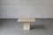 Travertine Coffee Table with Square Foot, 1970s 3