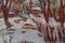 German Dontsov, Amanecer en invierno, 1975, óleo sobre lienzo, Imagen 5