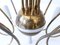 Lámpara colgante Sputnik Mid-Century moderna, años 50, Imagen 20
