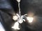 Lámpara de araña con tres luces de metal, años 50, Imagen 26