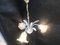 Lámpara de araña con tres luces de metal, años 50, Imagen 25