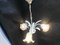 Lámpara de araña con tres luces de metal, años 50, Imagen 28