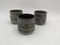 German Glazed Ceramic Flower Pots, 1960s, Set of 3 2