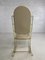 Rocking Chair en Laiton et Imitation Cuir, 1950s 3