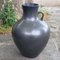 Large Mid-Century Vase in Black Ceramic, 1950s 3