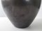 Große Mid-Century Vase aus schwarzer Keramik, 1950er 6