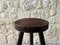 Vintage French Farmhouse Milking Stool on Tripod Legs 3