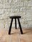 Vintage French Farmhouse Milking Stool on Tripod Legs 2