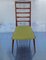 Vintage Dining Chairs in Teak with Green Fabric Cover, 1970s, Set of 8 13