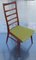 Vintage Dining Chairs in Teak with Green Fabric Cover, 1970s, Set of 8 14
