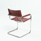 Chaises Cantilever Bauhaus en Cuir de Fasem, Italie, Set de 5 19
