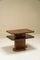 Art Deco Side Table in Walnut by ‘t Woonhuys, Netherlands, 1930s, Image 12