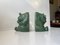 Ceramic Bear Bookends by Axel Sørensen for Ipsens Enke Bornholm, 1920s, Set of 2 2