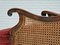 Butaca danesa de madera de fresno y terciopelo, años 30, Imagen 6