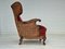 Danish Armchair in Ash Wood and Velour, 1930s, Image 15