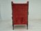Danish Armchair in Ash Wood and Velour, 1930s, Image 13