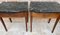 Modern Nightstands with Grey Marble Top, 1940, Set of 2 3