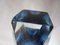 Murano Glass Vase in Blue, 1970s 5