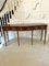 Large Edwardian Serpentine Console Table in Figured Mahogany, 1900s, Image 1