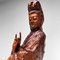 Large Wooden Goddess of Mercy Lord of Compassion Kannon Statue, Japan, 1800s 19