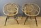 Black Rattan and Lacquered Iron Chair by Rohe Noordwole, 1950, Set of 5 12