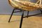 Black Rattan and Lacquered Iron Chair by Rohe Noordwole, 1950, Set of 5 10