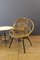Black Rattan and Lacquered Iron Chair by Rohe Noordwole, 1950, Set of 5, Image 5