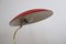 Lampe de Bureau Rouge de Moletz, 1950s 2