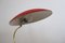 Red Table Lamp from Moletz, 1950s 2