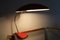 Red Table Lamp from Moletz, 1950s, Image 8