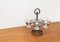 Danish Table Candleholder in Metal and Glass, 1960s, Set of 7, Image 14