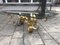 Brutalist Coffee Table in Iron & Glass, 1960s 1