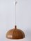 Mid-Century Modern Pine Wood Pendant Lamp, Sweden, 1960s 4