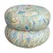 Vintage Upholstered Poufs, Set of 2, Image 2