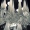 Calla Lily Chandelier in Murano Glass from Venini, Italy, 1960s 5