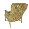 Vintage Upholstered Wood Armchair, Image 2