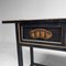 Oriental Black Lacquered Wood Shōwa Console with 2 Drawers, Japan, 1935 16