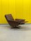 Vintage Leather Swivel Relax Armchair, 1970s, Image 3